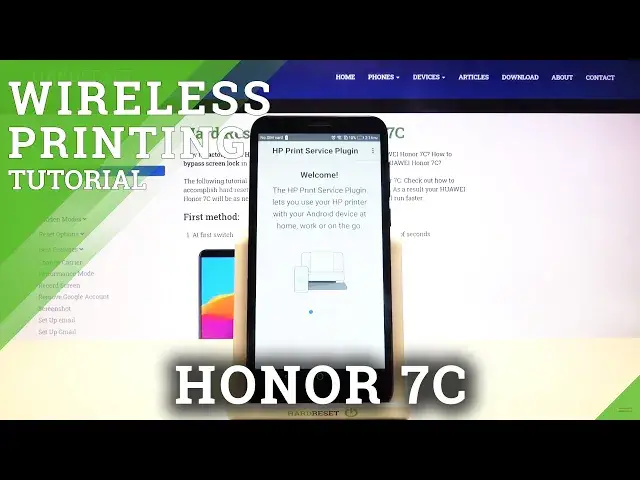 'Video thumbnail for HUAWEI Honor 7C – Manage Printer Setting & Activate Wireless Printing Option'