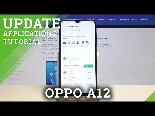 'Video thumbnail for How to Update Apps in OPPO A12 – The Latest App Versions'
