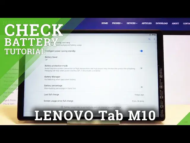 'Video thumbnail for How to Show Battery % in LENOVO Tab M10 – Show Battery Info'