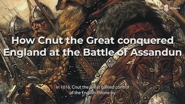 'Video thumbnail for How Cnut the Great conquered England at the Battle of Assandun'