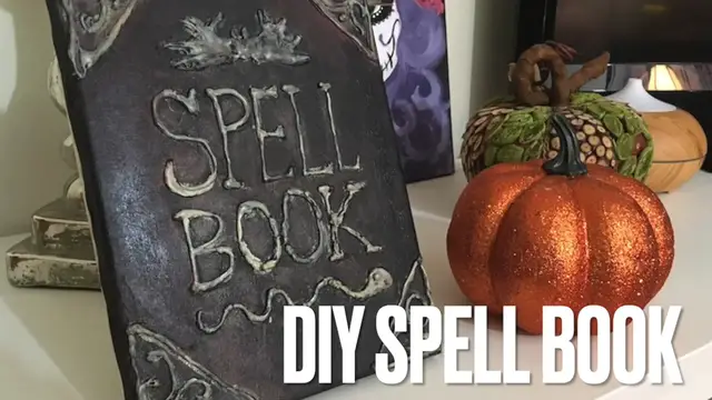 'Video thumbnail for DIY Spell Book Painting Craft BLOG'