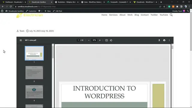'Video thumbnail for How To Add PDF Files in WordPress Sites_ Upload & Embed PDF For Free Tutorial Without Plugins'