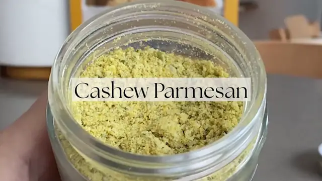 'Video thumbnail for Cashew Parmesan'