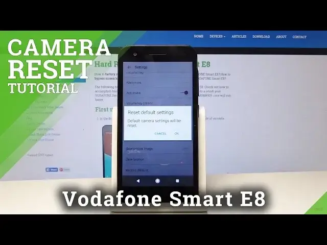 'Video thumbnail for How to Restore Factory Camera Settings on Vodafone Smart E8 - Camera Reset'