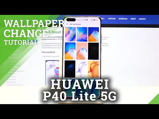'Video thumbnail for How to Change Wallpaper in Huawei P40 Lite 5G – Photo on Display'