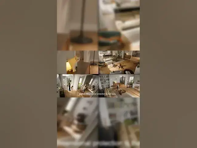 'Video thumbnail for Introducing eufy Indoor Cam S350: 4K UHD Dual-Cam with 360° Surveillance'