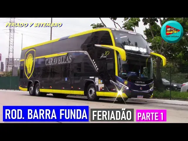 'Video thumbnail for Ônibus chegando rodoviária Barra Funda - Feriado 7 Setembro'