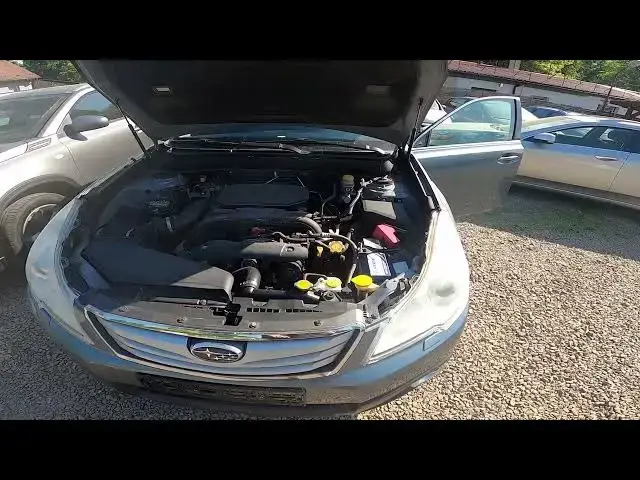 'Video thumbnail for Where is Engine Oil Level Dipstick in the Subaru Legacy V ( 2009 – 2015 )'