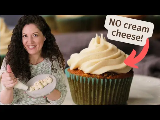 'Video thumbnail for Vegan Cream Cheese Frosting Recipe - For Piping or Spreading'
