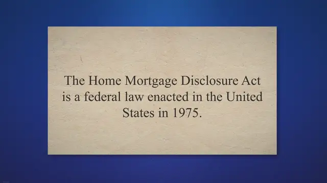'Video thumbnail for HMDA FULL FORM IN BANKING'