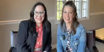 'Video thumbnail for Exclusive Video: Gloria Calderón Kellett and Kimberly Senior Talk ONE OF THE GOOD ONES'