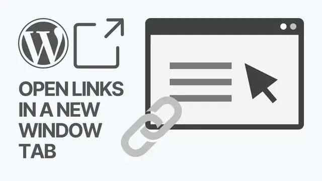 'Video thumbnail for How to Open External Links in a New Window or Browser Tab with WordPress_ Tutorial 🖇'