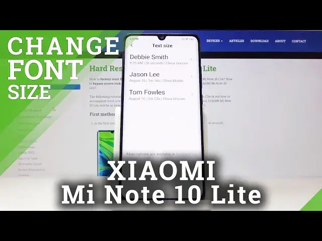 'Video thumbnail for How to Change Font Size in Xiaomi Mi Note 10 Lite - Personalize Display Layout'