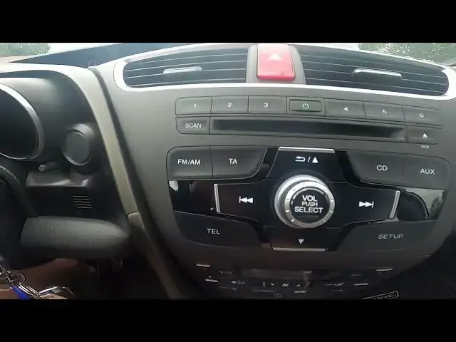 'Video thumbnail for How to Enable or Disable News Function in Radio of Honda Civic IX ( 2012 - 2017 )'
