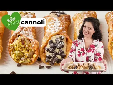 'Video thumbnail for Vegan Cannoli: Crunchy, Cool, Creamy #veganrecipes'