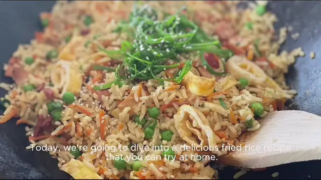 'Video thumbnail for Fried rice recipe'