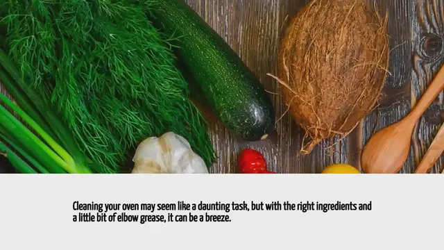 'Video thumbnail for How To Clean Your Oven With Salt And Vinegar'