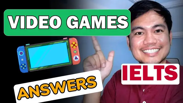 'Video thumbnail for (2024) VIDEO GAMES Questions and Answers | IELTS SPEAKING PART 1 Recent Questions'