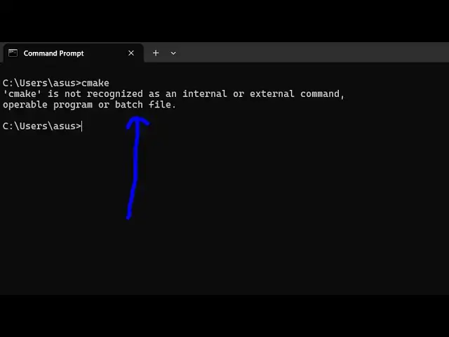 'Video thumbnail for How to fix cmake is not recognized as an internal and external Command Error in Terminal'