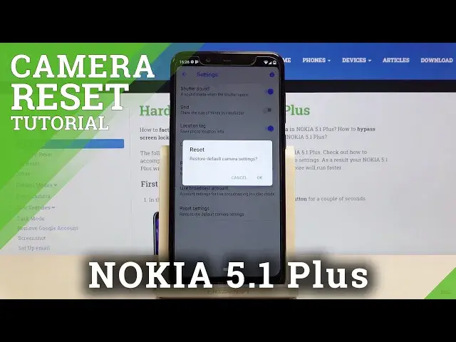 'Video thumbnail for How to Reset Camera Settings in NOKIA 5.1 Plus – Restore Camera Defaults'