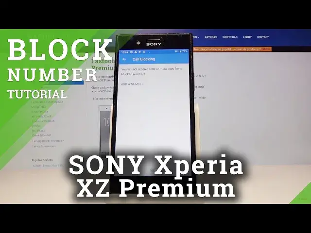 'Video thumbnail for How to Block Number in SONY Xperia XZ Premium – Create Blacklist'
