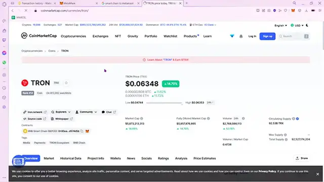 'Video thumbnail for How To Send TRX From Binance To Metamask Wallet (Step by Step)'