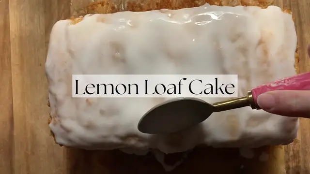 'Video thumbnail for Lemon Loaf Cake'