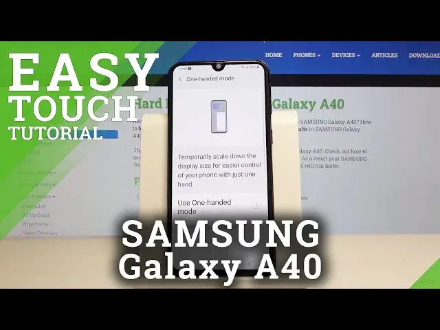 'Video thumbnail for How to Enable One Hand Mode in SAMSUNG Galaxy A40 – One-handed Feature'