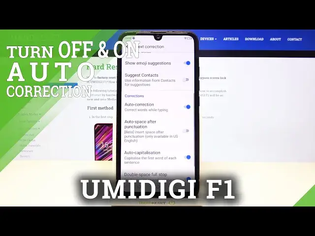 'Video thumbnail for How to Manage Auto Correction in UMIDIGI F1 – Enable Text Correction'