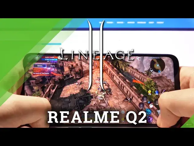 'Video thumbnail for RPG Mobile Game on Realme Q2 - Lineage 2 Gameplay'