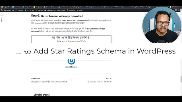'Video thumbnail for How To Add Star Ratings In WordPress Posts _ Google Search'