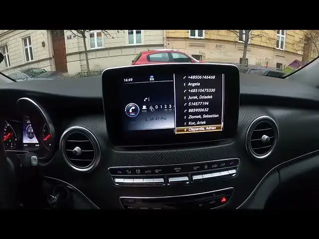 'Video thumbnail for How to Make Phone Call via Bluetooth in Mercedes V Class W447 (2014 - now) - Make Phone Call'