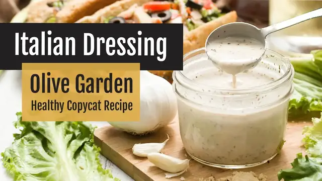 'Video thumbnail for Creamy Italian Dressing | Olive Garden Healthy Copycat Recipe'