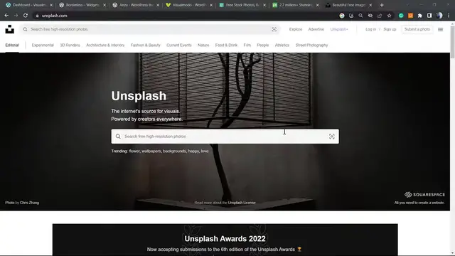 'Video thumbnail for How To Instantly Upload Unsplash Pixabay or Pexels Photos to your website Without Leaving WordPress_'