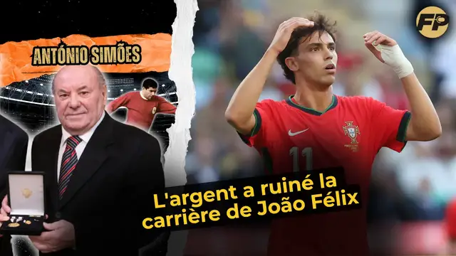 'Video thumbnail for Légende de Benfica Simoes : La carrière de João Félix ruinée par d'énormes sommes d'argent'