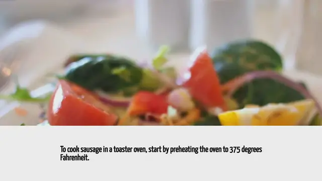 'Video thumbnail for How To Cook Sausage In Toaster Oven'