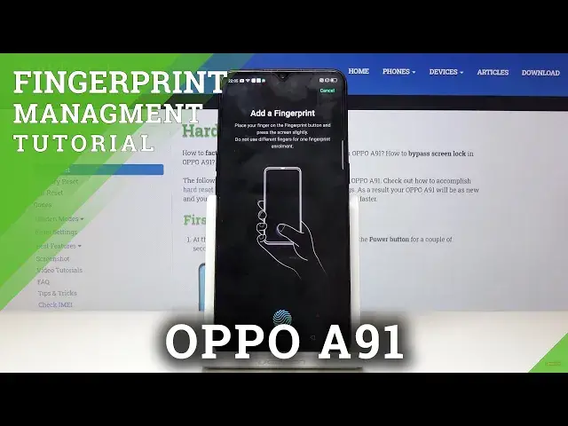 'Video thumbnail for How to Add Fingerprint in OPPO A91 – Set Fingerprint Lock'