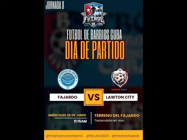 'Video thumbnail for Fajardo vs Lawton City (partido 64)'