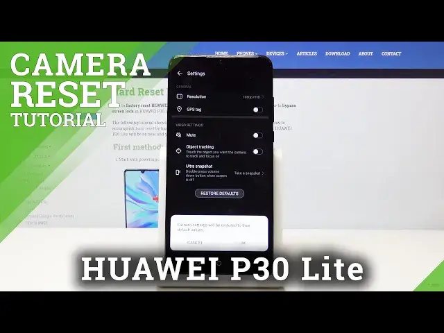 'Video thumbnail for How to Reset Camera Options in HUAWEI P30 Lite – Reset Camera Settings'