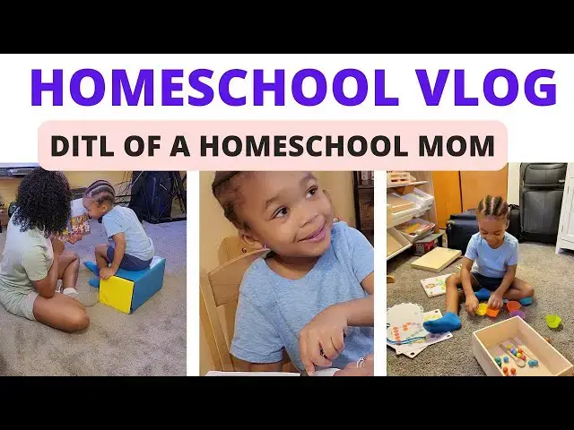 'Video thumbnail for PRESCHOOL HOMESCHOOL VLOG: Toddler Learning made FUN, Story & Circle Time, Lessons & Learning Songs'