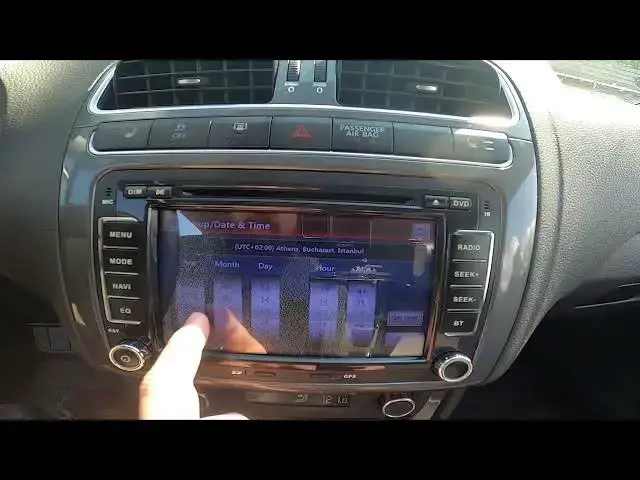 'Video thumbnail for How to Manually Change Date and Time in Volkswagen Polo V ( 2009 – 2017 ) Manage Time Settings'