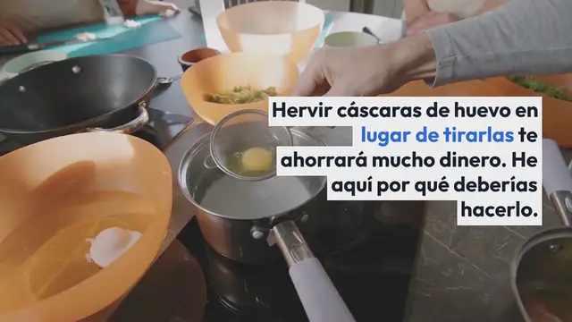 'Video thumbnail for Hervir cáscaras de huevo en una olla te ahorrará mucho dinero'