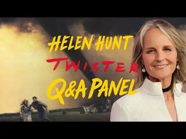 'Video thumbnail for Helen Hunt Talks Twister, Star Wars Fandom, Directing, & Her Oscar Fears | GalaxyCon Oklahoma 2025'