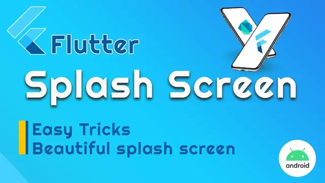 'Video thumbnail for How to create Flutter App Splash Screen | Beautiful splash screen in Flutter'