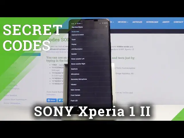 'Video thumbnail for Secret Codes for SONY Xperia 1 II – Cool Features / Service Menu'