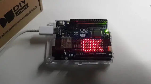 'Video thumbnail for Arduino Uno R4 WiFi Led Matrix'