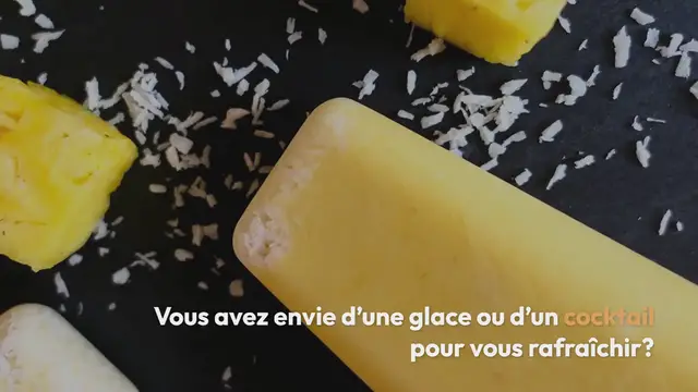 'Video thumbnail for Esquimaux glacés façon Pina Colada (ananas / noix de coco)'