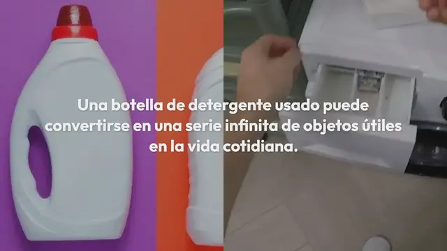 'Video thumbnail for Nada menos que increíble lo que puedes crear con una botella de detergente usado'