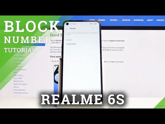 'Video thumbnail for How to Block Number in REALME 6s – Create Blacklist'