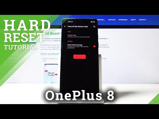 'Video thumbnail for Factory Reset OnePlus 8 – Hard Reset by Settings Menu'
